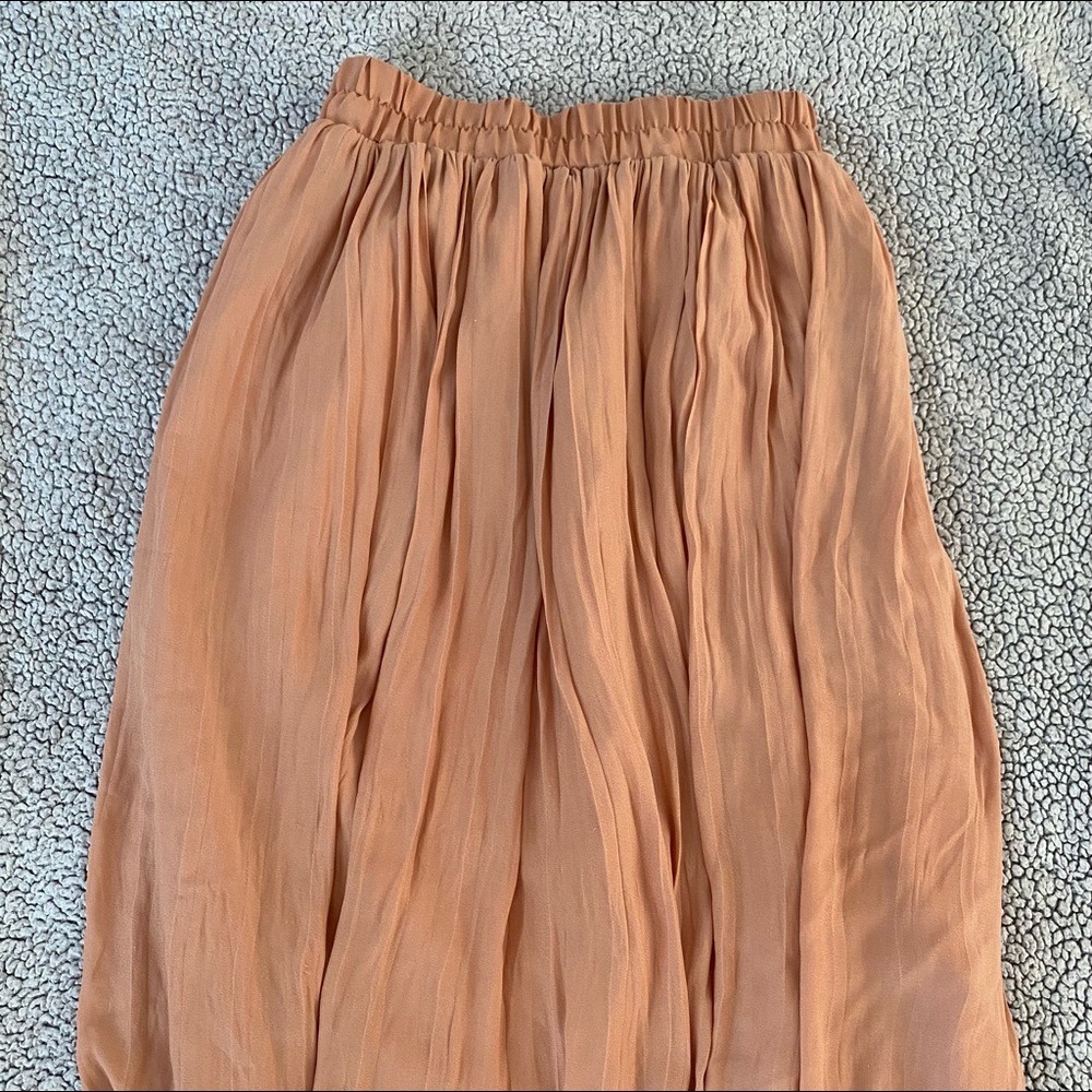 Blush pink skirt